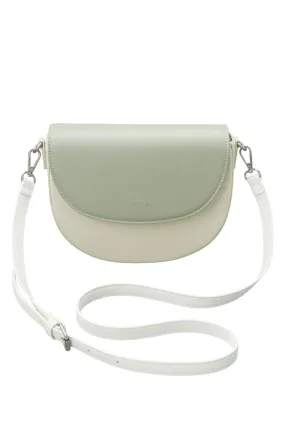 Yaya Colourblock Bag Green